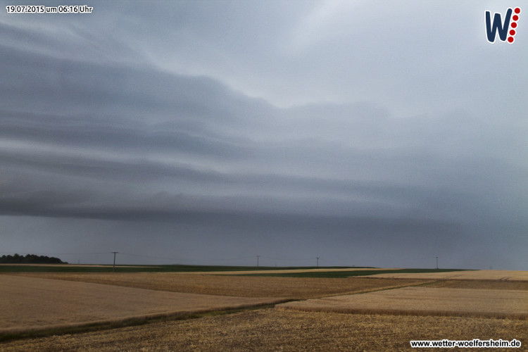 Mehrstöckige Shelfcloud einer HP-Superzelle