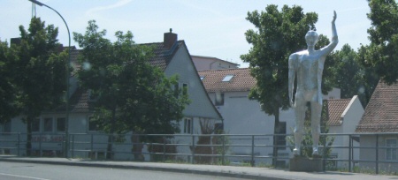 Eisenmann an der Burgmeile in Friedberg